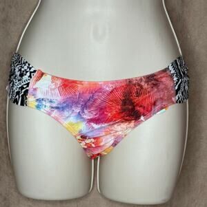 Raisins Cocoa Beach Ruched Side Hipster Bikini Bottom M NWT